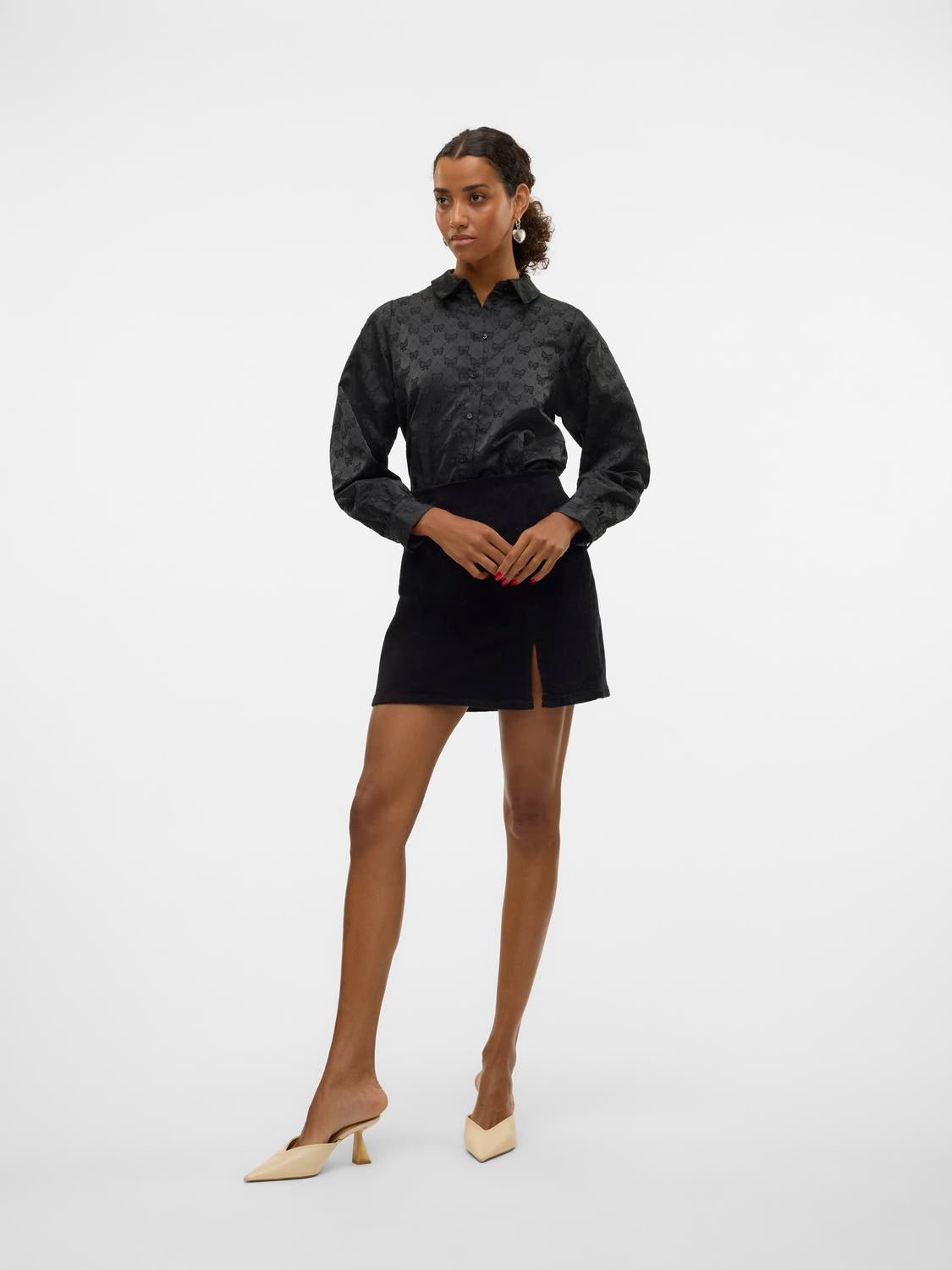 VMLULA Short Skirt - Black - VERO MODA & VILA Bergvik